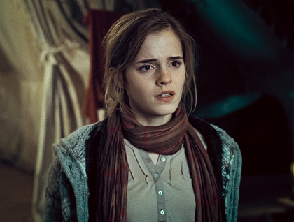 Emma Watson as Hermione Granger.