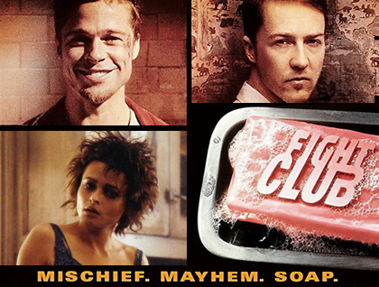 Fight Club movie poster.