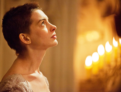 Anne Hathaway as Fantine.