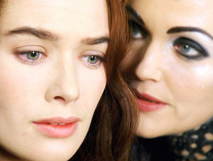 Lena Headey as Guinevere and Miranda Richardson as Queen Mab.