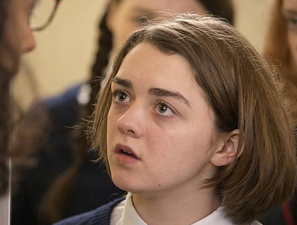 Maisie Williams as Lydia.