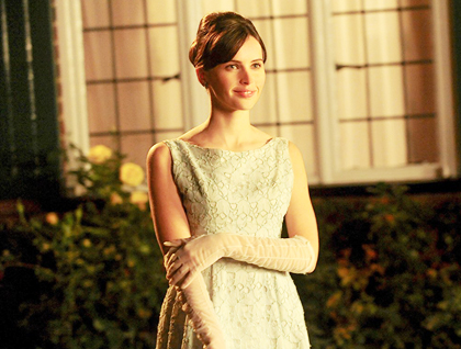 Felicity Jones as Jane Hawking.