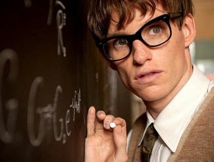 Eddie Redmayne as Stephen Hawking.