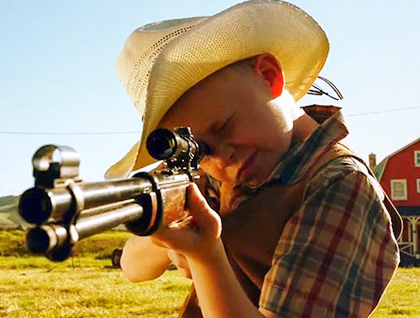 Children Playing With Guns.